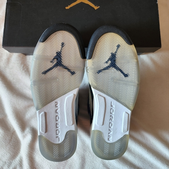 💥NIB💥 AIR JORDAN 5 RETRO BG - Custom Painted Design (Size 5) - Picture 4 of 5